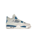 Blue and white shoe