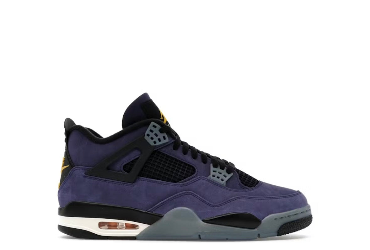 Purple and yellow shoe