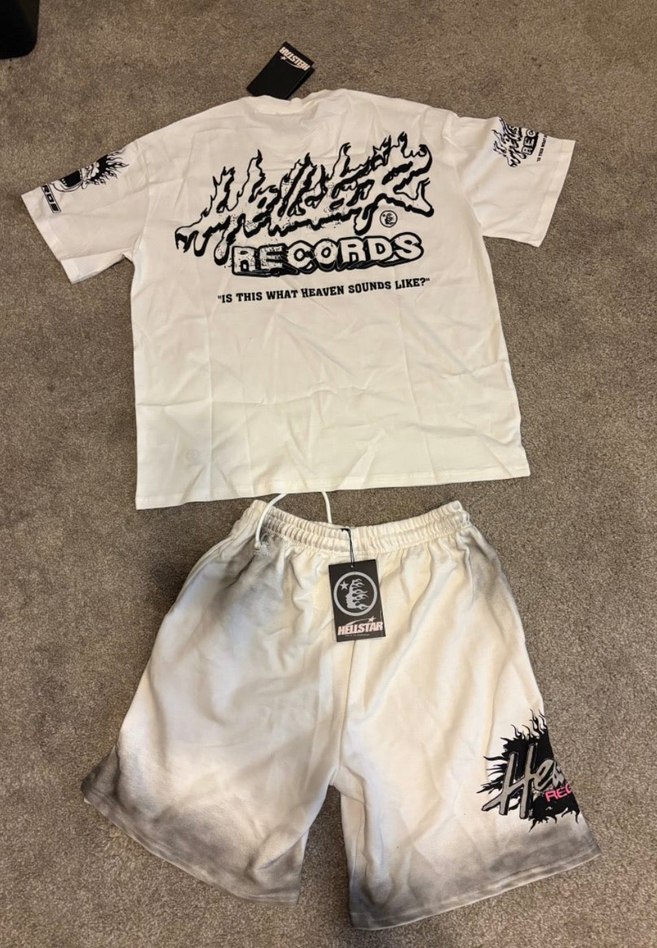 White black and pink set