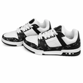 Black and white trainers
